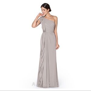 Azazie Sharon Dusk bridesmaid dress size 2